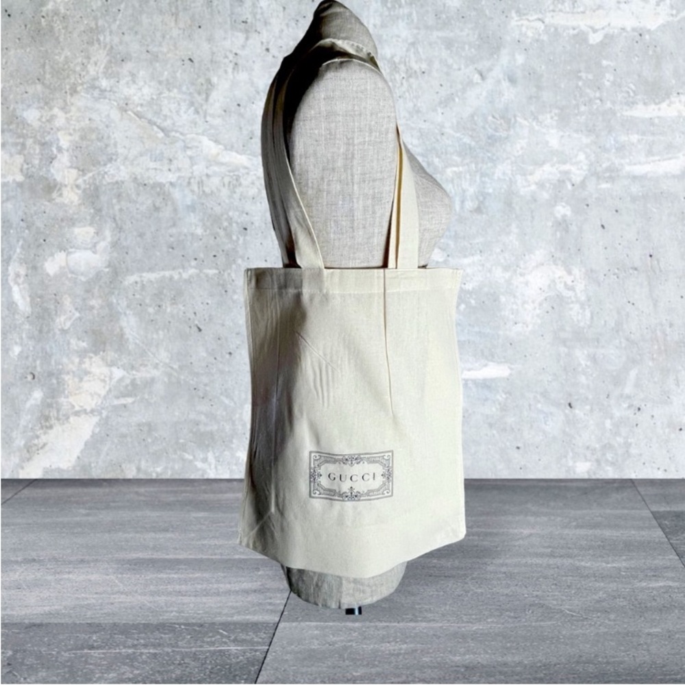 GUCCI Luxury Linen Shoulder Bag Dress Up Or Classy Reusable Tote